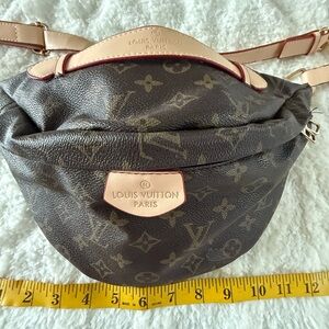 Brown Monogram Canvas Crossbody Belt Bag